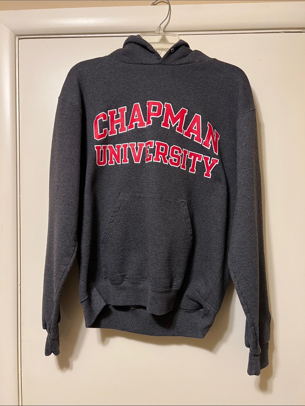 Chapman University Charcoal Hoodie - Pullover Sweatshirt